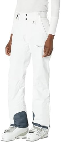 Arctix Women's Insulated Snow Pants, White, 1X Short