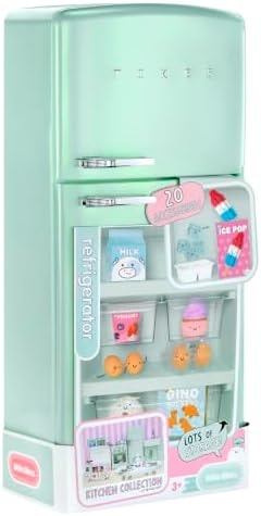 Little Tikes Sweet Spaces Modular Kitchen Refrigerator – Sea Foam, Imaginative Play, Pretend Play Kitchen, Boys and Girls Ages 3+ Years