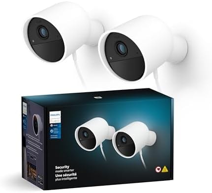 Philips Hue Wired Camera White 2PK