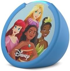 Amazon Echo Pop Kids (newest model), Enjoy age-appropriate audiobooks, sleep routines and Alexa+ experiences to create and learn, Disney Princess design