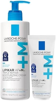 La Roche-Posay Lipikar AP+MAX Triple Repair Body Cream for Dry Skin 16.07oz