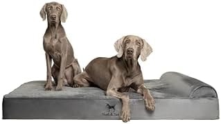 NOAH & PAW XXL Dog Bed Orthopedic Memory Foam Cooling Gel 55x45x9.5 in
