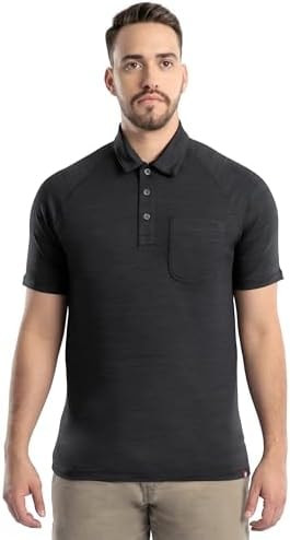 Wrangler Men's Performance Workwear Short Sleeve Polo Shirt