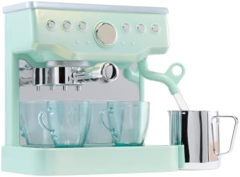 Little Tikes Sweet Spaces Espresso Machine – Sea Foam, Imaginative Play, Pretend Play Kitchen, Boys and Girls Ages 3+ Years