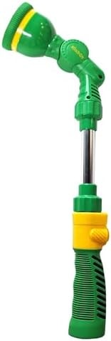 Miracle-Gro 17 in. Watering Wand – 6-Pattern Garden Hose Wand with Adjustable Spray Settings, Comfort Grip, and Extended Reach for Watering Hanging Baskets, Plants, and Garden Beds