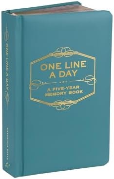 One Line A Day: A Five-Year Memory Book (5 Year Journal, Daily Journal, Yearly Journal, Memory Journal)