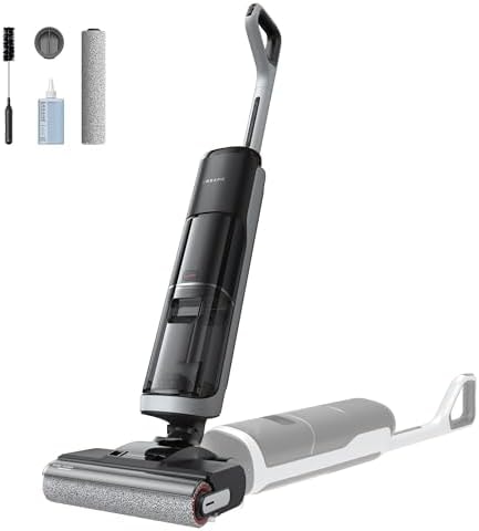 dreame H14 Cordless Vacuum Mop, 180° Lie-Flat Wet Dry Vacuum cleaner, 140°F Brush Washing, Fast Hot Air Drying in 5Mins, Smart Hard Floor Cleaner Machine with Powerful Suction, Great for Sticky Messes