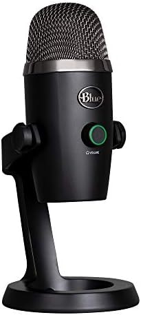 Logitech for Creators Blue Yeti Nano USB Microphone for Gaming, Streaming, Podcasting, Twitch, YouTube, Discord, Recording for PC and Mac, Plug & Play -Blackout