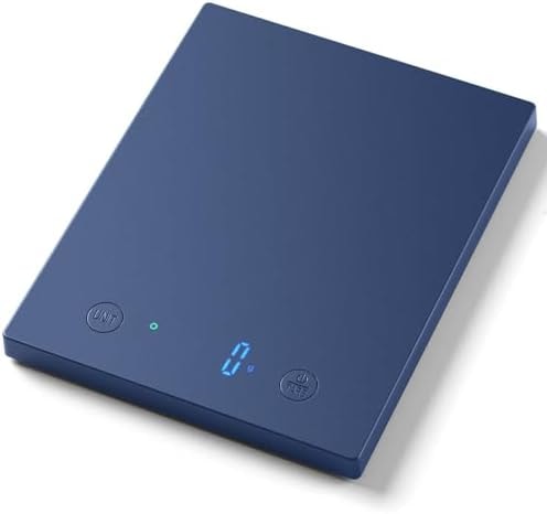 Homebuds 22lb/10kg Food Scale, Precision 0.1oz/1g by Our Professional Scale Factory Since 2001, Kitchen Scales Digital Weight Grams and Ounces for Cooking and Baking, LED, 3*AAA Batteries, Blue