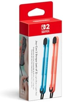 Joy-Con™ 2 Straps (set of 2) Light Blue/Light Red