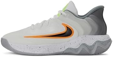 Nike Men's Giannis Immortality 4 Basketball Shoes, White/Black-Volt-Wolf Grey, 11