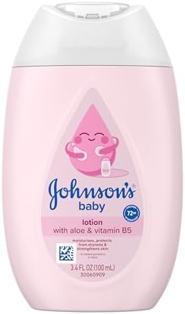 Johnson's Baby Lotion with Coconut Oil, Aloe Vera & Vitamin B5, 3.4 fl oz