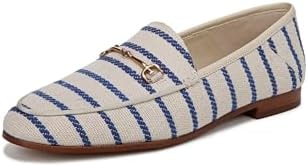 Sam Edelman Women's Loraine Loafer, Cobalt Stripe, 9.5