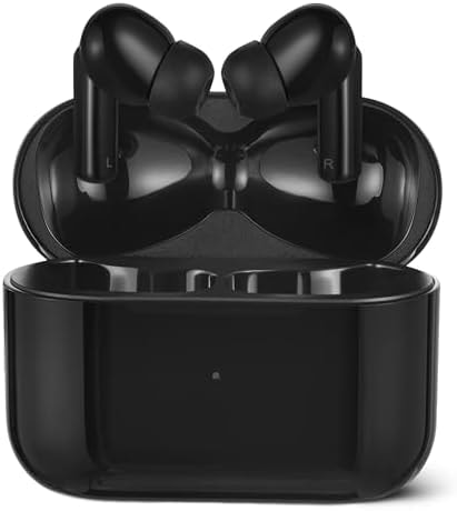 Amazon Basics Bluetooth 5.4 True Wireless Earbuds, IPX4 Waterproof, in-Ear with Mic, 28 Hours Battery Life, Charging Case, Black