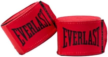 Everlast Elite 180-inch Boxing Hand Wraps Gloves | Handwraps | Red