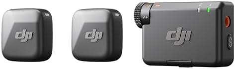 DJI Mic Mini (2 TX + 1 RX), Ultralight, Detail-Rich Audio