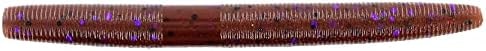 Gary Yamamoto 4" SENKO CINNAMON W/ BLACK & PURPLE FLAKE (10 PACK)
