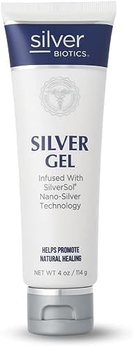 Silver Biotics Patented Multivalent SilverSol 20 PPM Soothing Skin Gel | Versatile 4 Oz Gel for Skin Wellness and Comfort