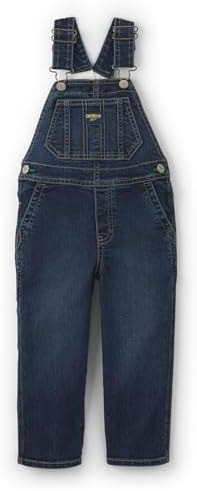 OSHKOSH B'GOSH Boy World's Best Overalls, Dark Wash Denim, 5T