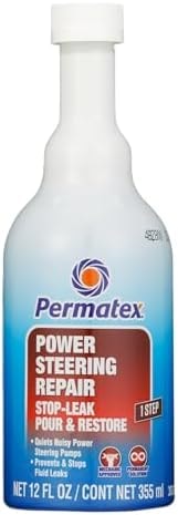 Permatex 30303 Power Steering - Stop Leak, 12 fl oz, Effectively Stops Power Steering System Leaks While Revitalizing Seals and O-Rings
