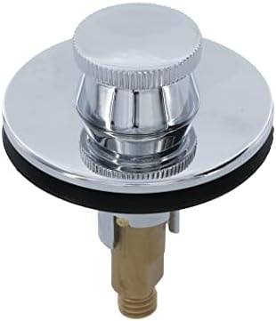 Danco Lift and Turn Bathtub Drain Stopper, Chrome, (88599)