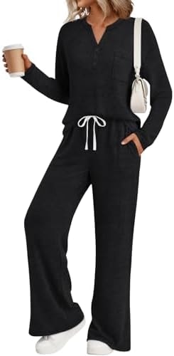 LILLUSORY Womens 2 Piece Lounge Sets Fall Outfits Airport Travel Sweatsuits