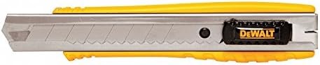 DEWALT Utility Knife, Heavy Duty Cutter with Snap-Off Blade, 18mm (DWHT10038)