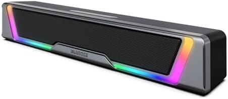 Bluedee Computer Speakers for Desktop PC, AUX Wired Computer Sound Bar
