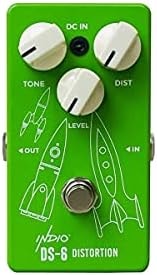 Monoprice Analog Vintage Distortion Full-Size Guitar Effect Pedal - DS-6, True Bypass - Indio Series