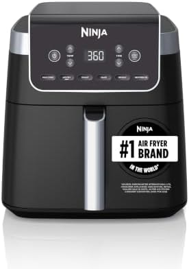 Ninja Air Fryer XL with MaxCrisp, 6.5 Qt, 6-in-1, Grey, AF181