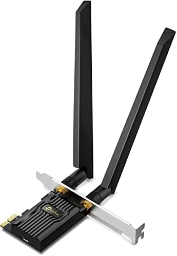 TP-Link WiFi 6E Tri Band Intel AX210 AXE5400 PCIe WiFi Card for Desktop PC
