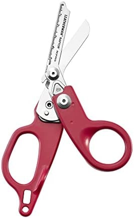 LEATHERMAN, Raptor Response Emergency Shears with Ring Cutter and Oxygen Tank Wrench, Made in the USA, Crimson