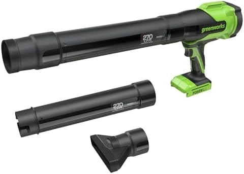 Greenworks 24V Handheld Leaf Blower, 270 CFM, Tool Only