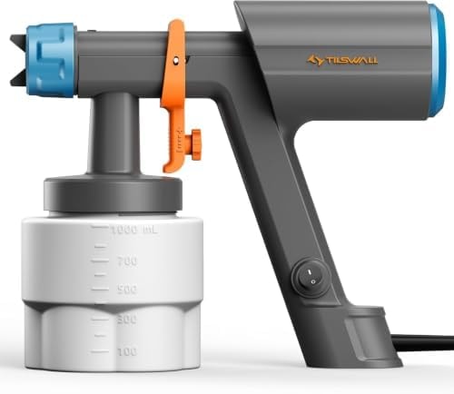 TILSWALL Paint Sprayer, Dreamer600 Handheld Small HVLP Spray Paint Gun