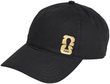 adidas Mens FIFA World Cup 26 Official Emblem Cap Casual - Black - Size OSFM