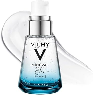 Vichy Mineral 89 Booster, Hyaluronic Acid Serum, Skin Barrier Repair, 1oz