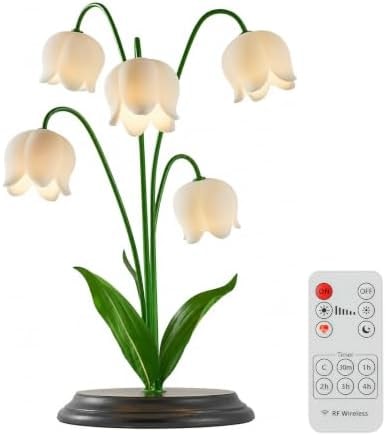 OWBEFERY Lily of the Valley Table Lamp, 17.7 H x 13 W x 13 D