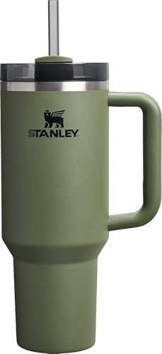STANLEY Quencher H2.0 Flow State Tumbler, 40 oz, Dried Pine