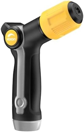 VOXON Garden Hose Nozzle with High Pressure Jet with Thumb Flow Control