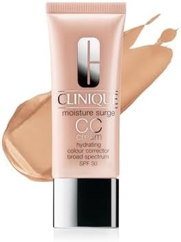 Clinique Moisture Surge Daily CC Cream Hydrating Colour Corrector Broad Spectrum SPF 30 Tinted Moisturizer For All Skin Types | Medium Coverage, Natural Finish, Light Medium, 1.35 Fl Oz