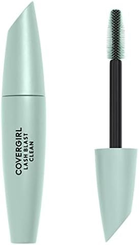 CoverGirl Lash Blast Clean Volume Mascara, Vegan Formula, Volumizing, Smudge-Proof, Black Brown, 1 Count