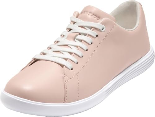 Cole Haan Women's Grand Crosscourt Sneakers, Cameo Rose/White, 6.5-C US