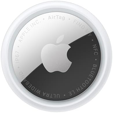 Apple AirTag (2nd Generation): Tracker for Keychain, Wallet, and More; Locator with Sound; Simple One-Tap Setup with iPhone or iPad; Key Finder with up to 1.5X Precision Finding Range