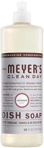 Mrs. Meyer's Clean Day, Liquid Dish Soap, Lavender Scent, 16 Ounce