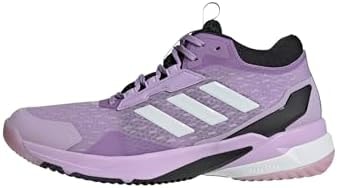 Adidas Women's Crazyflight 6 Mid Top, Powder Plum/Zero Metallic/Black, 13.5