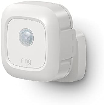 Ring Motion Sensor — Battery-powered outdoor sensor for Ring smart lights, works with Amazon Sidewalk, White