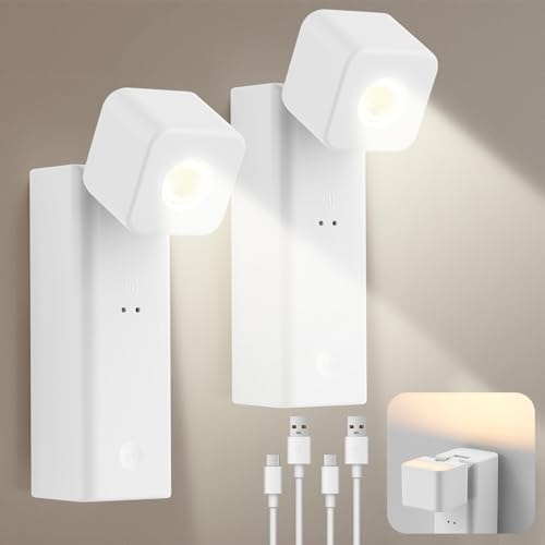 Rechargeable Battery Operated Wall Lights, Portable Cordless Wall Sconces