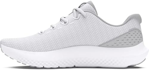 Under Armour Men's Charged Surge 4, (100) White/Halo Gray/Black, 10, US