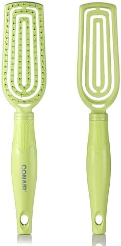 Conair Scalp Care Detangling hairbrush - Curly Hair Brush - Scalp Massager - hairbrushes for women & men - detangler for all lengths - can use wet or dry - Slim