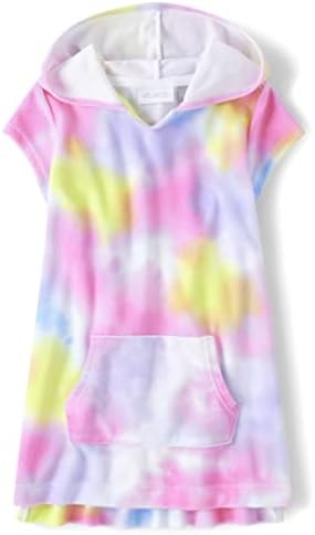 The Children's Place Girls' Hooded Swim Coverups